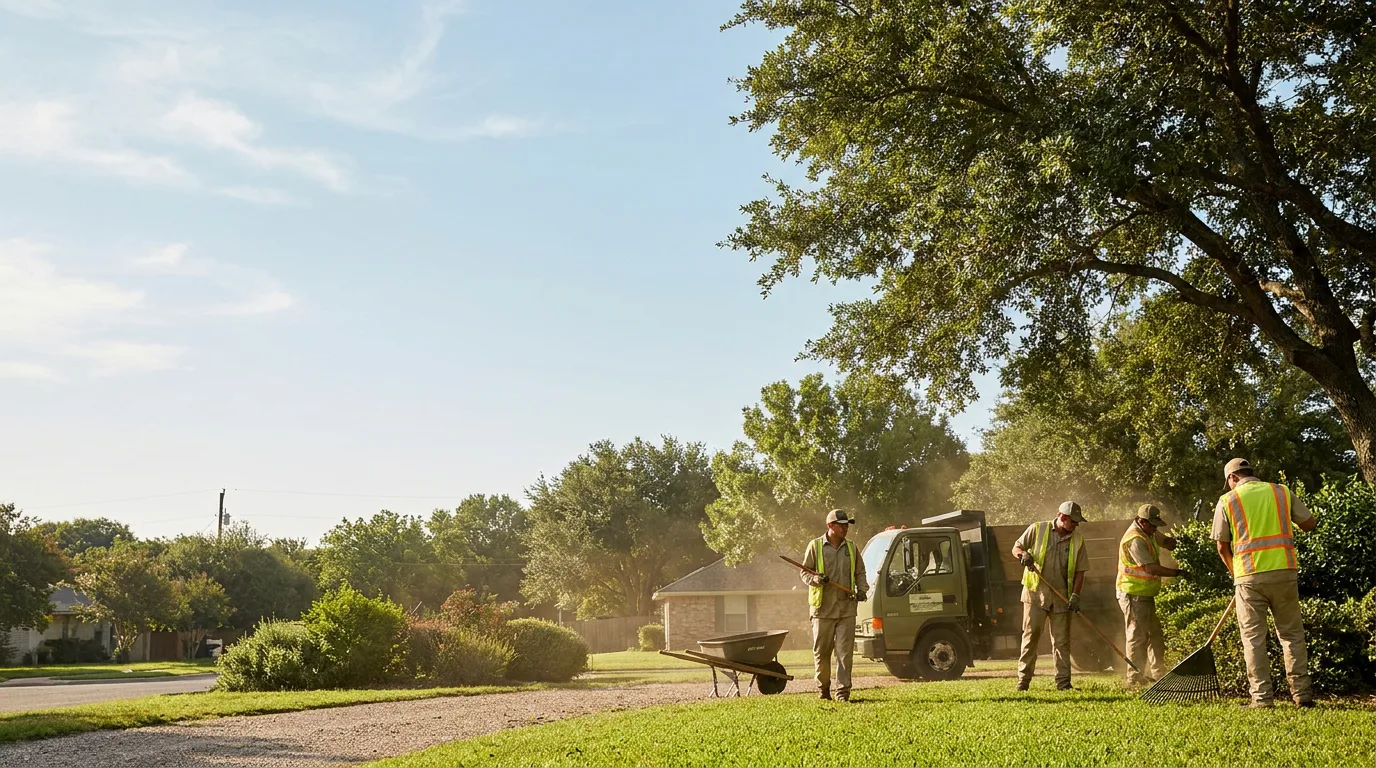 Landscaping in Oakwood, TX near me
